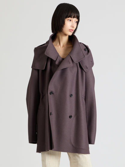 Double Face Short Trench