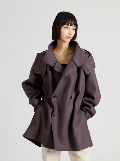 Double Face Short Trench