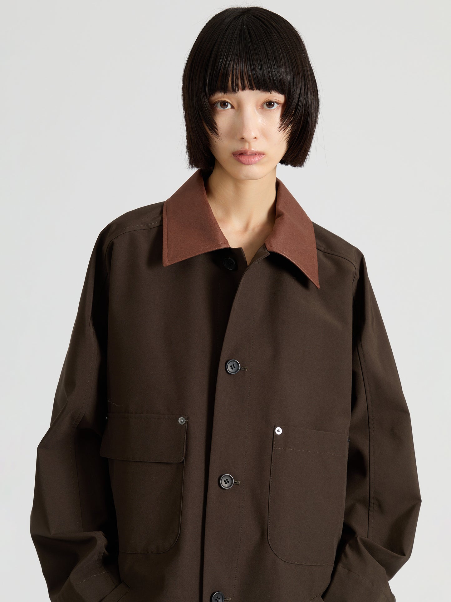 Taffeta Cleric Blouson