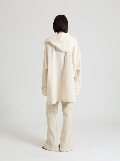 Taffeta Short Trench