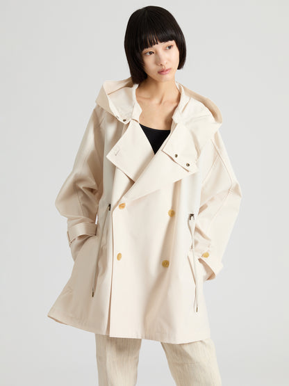 Taffeta Short Trench